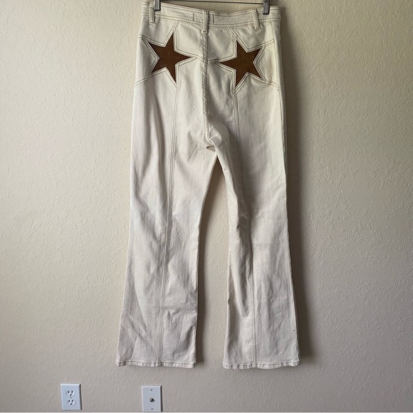 We The Free | Free People Women’s Firecracker Flare Jeans Size 32 Boho Rodeo - Picture 5 of 11